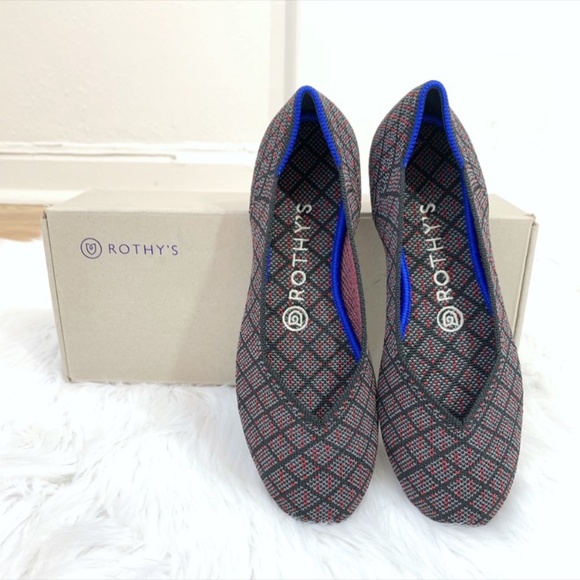 Rothy's Shoes - Rothy's Nordstrom Exclusive Charcoal Tweed Flats